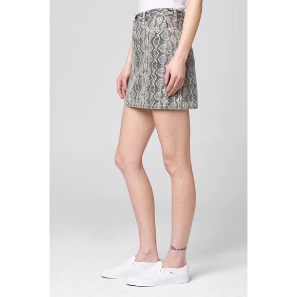 BLANK NYC The Jane Cotton Mini Skirt in Snake Along 85WK0181 Women’s Waist 27 - Picture 8 of 8